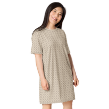 ELEVASN Signature T-Shirt Dress - Sand Monogram