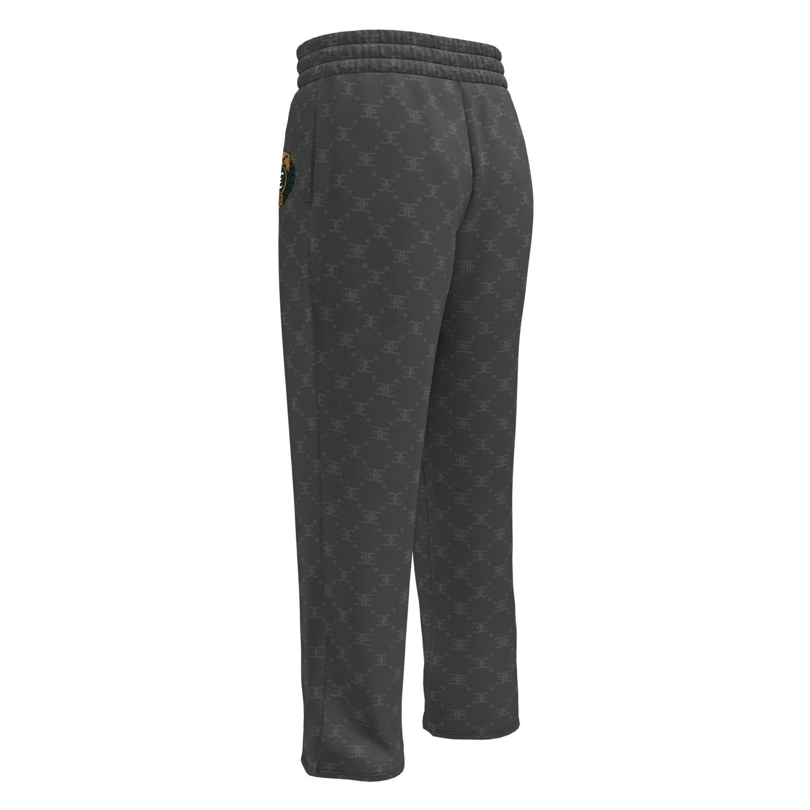 ELEVASN Quiet Signal Joggers - Charcoal Monogram Edition
