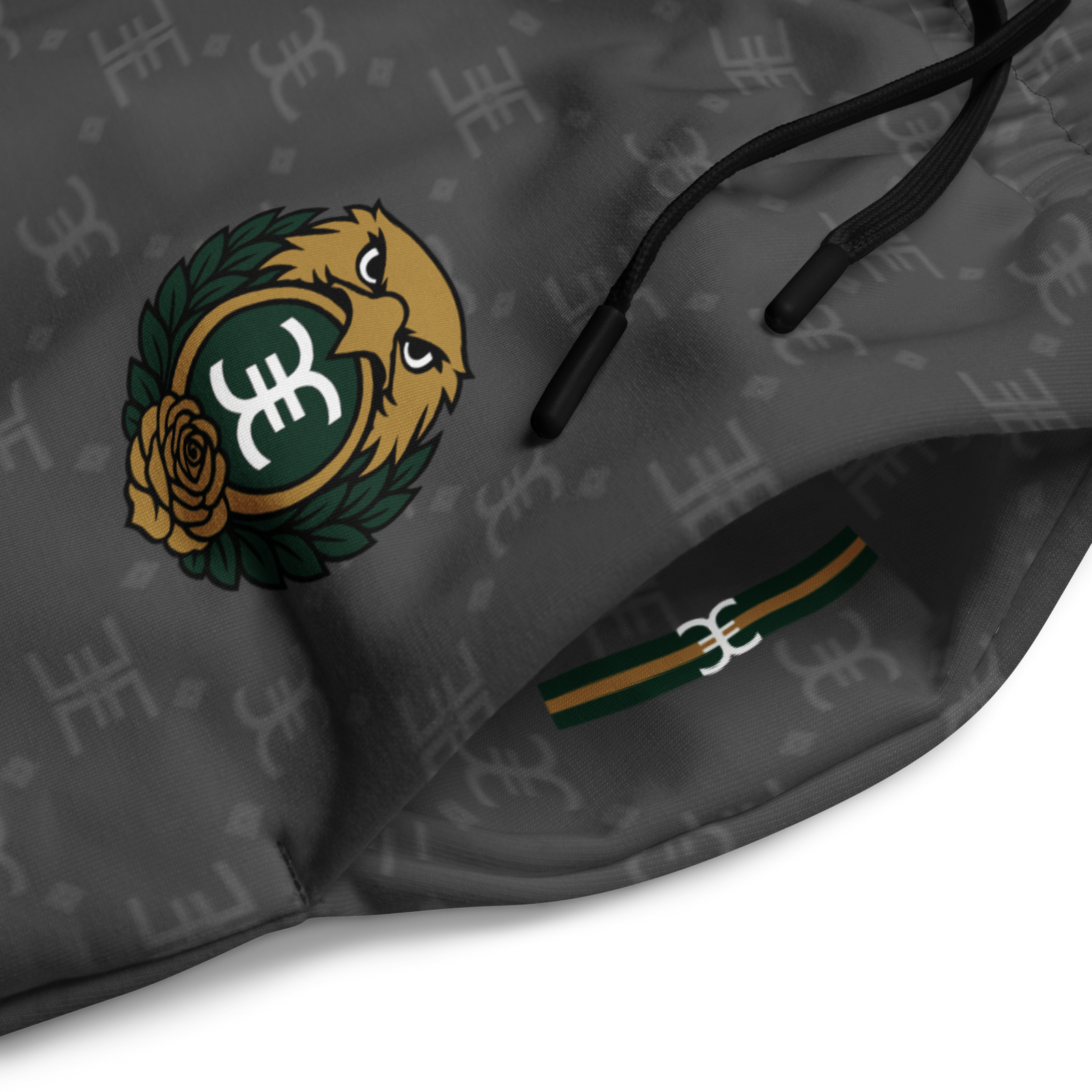 ELEVASN Quiet Signal Joggers - Charcoal Monogram Edition