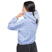 Azure Rise Cropped Windbreaker - Horizon Collection