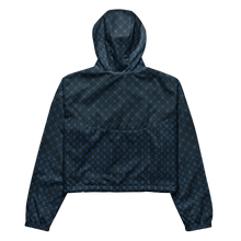 Elevasn Velocity Crop Jacket - Cobalt Pattern Edition