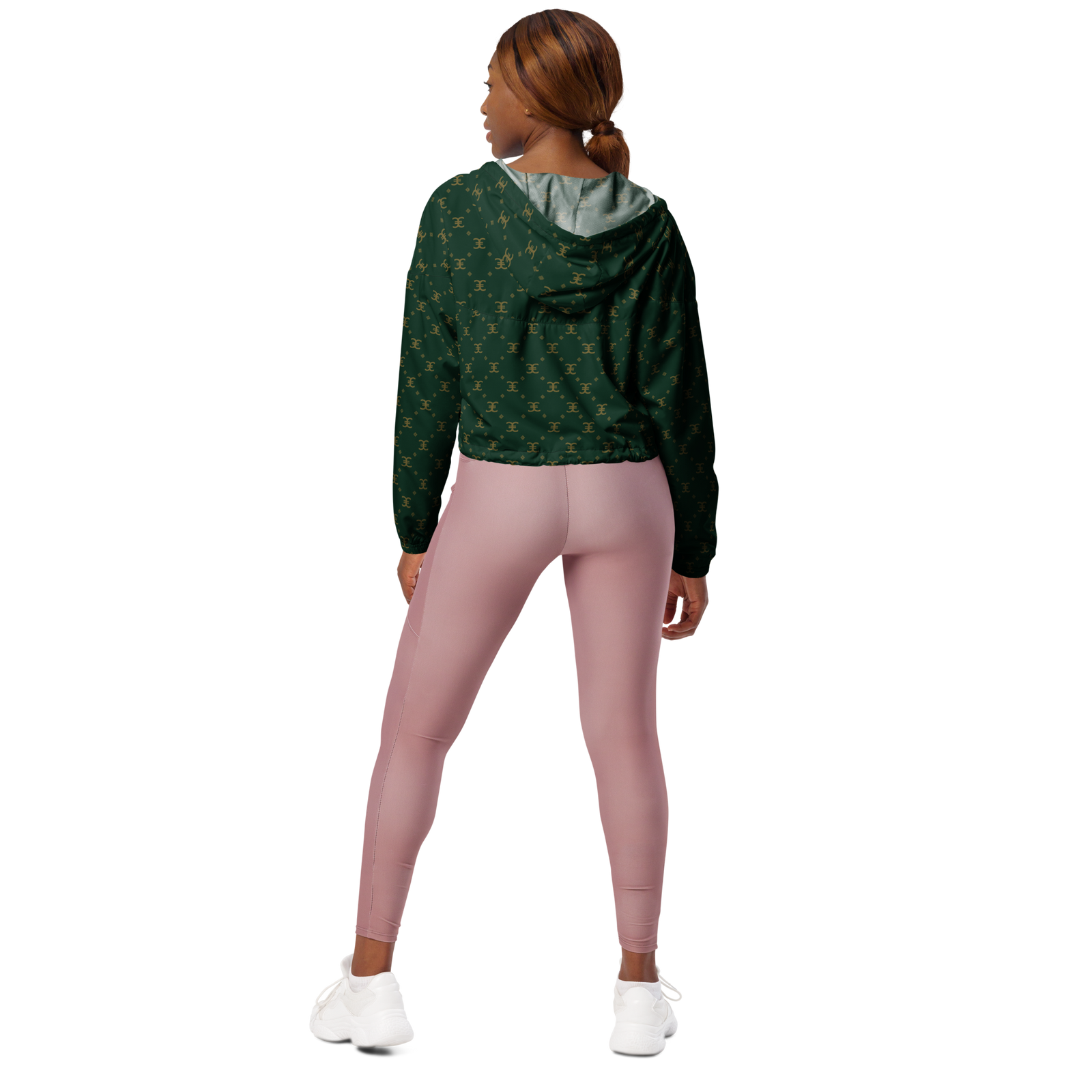 Elevasn Structured Crop Jacket - Sand Pattern Edition