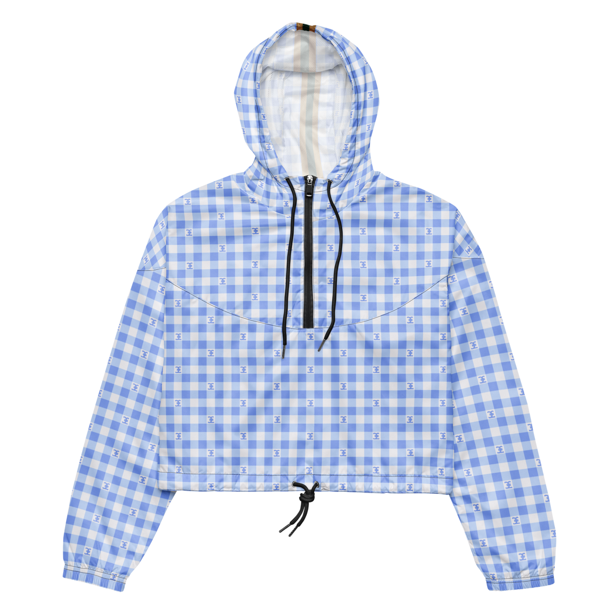 Azure Rise Cropped Windbreaker - Horizon Collection