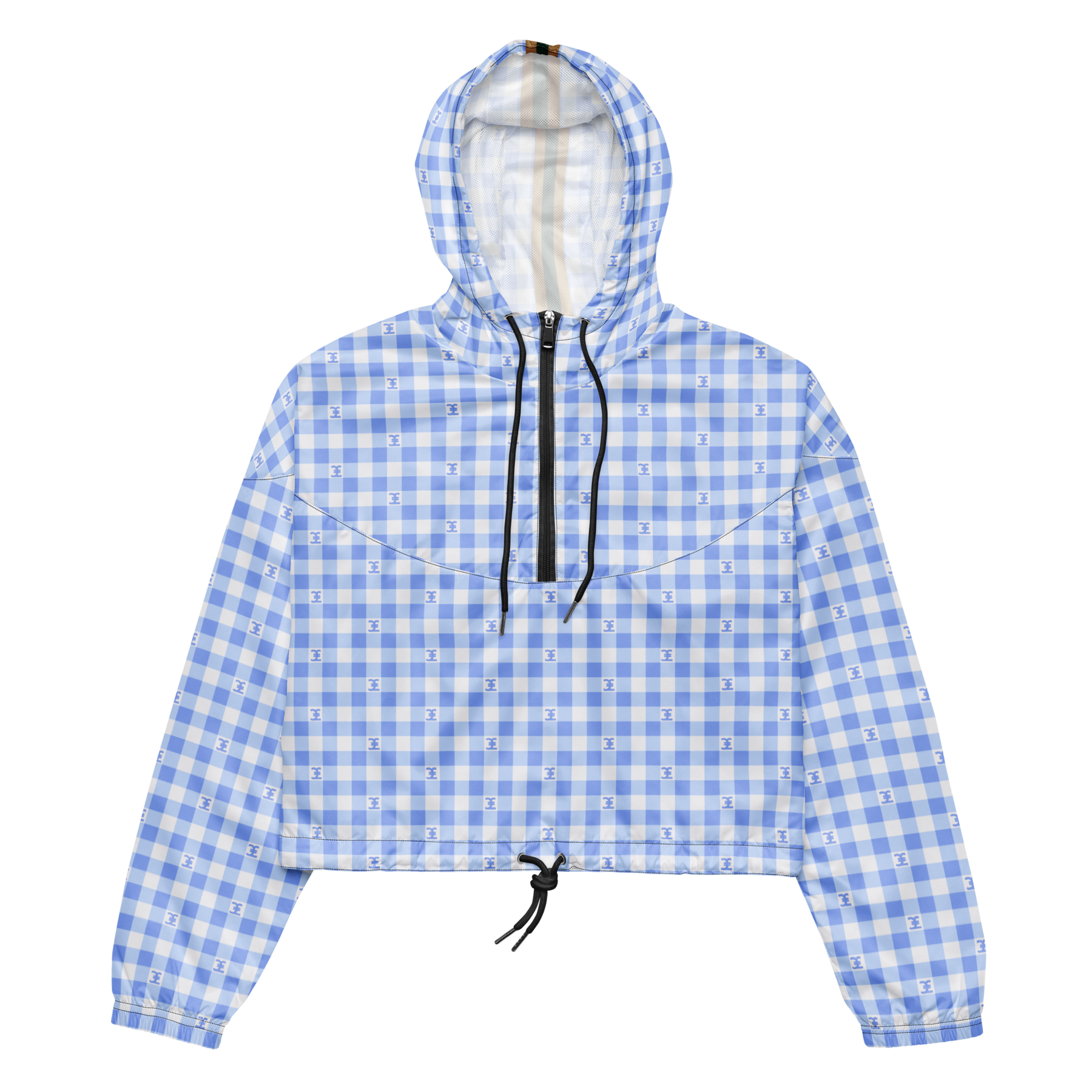 Azure Rise Cropped Windbreaker - Horizon Collection