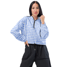 Azure Rise Cropped Windbreaker - Horizon Collection