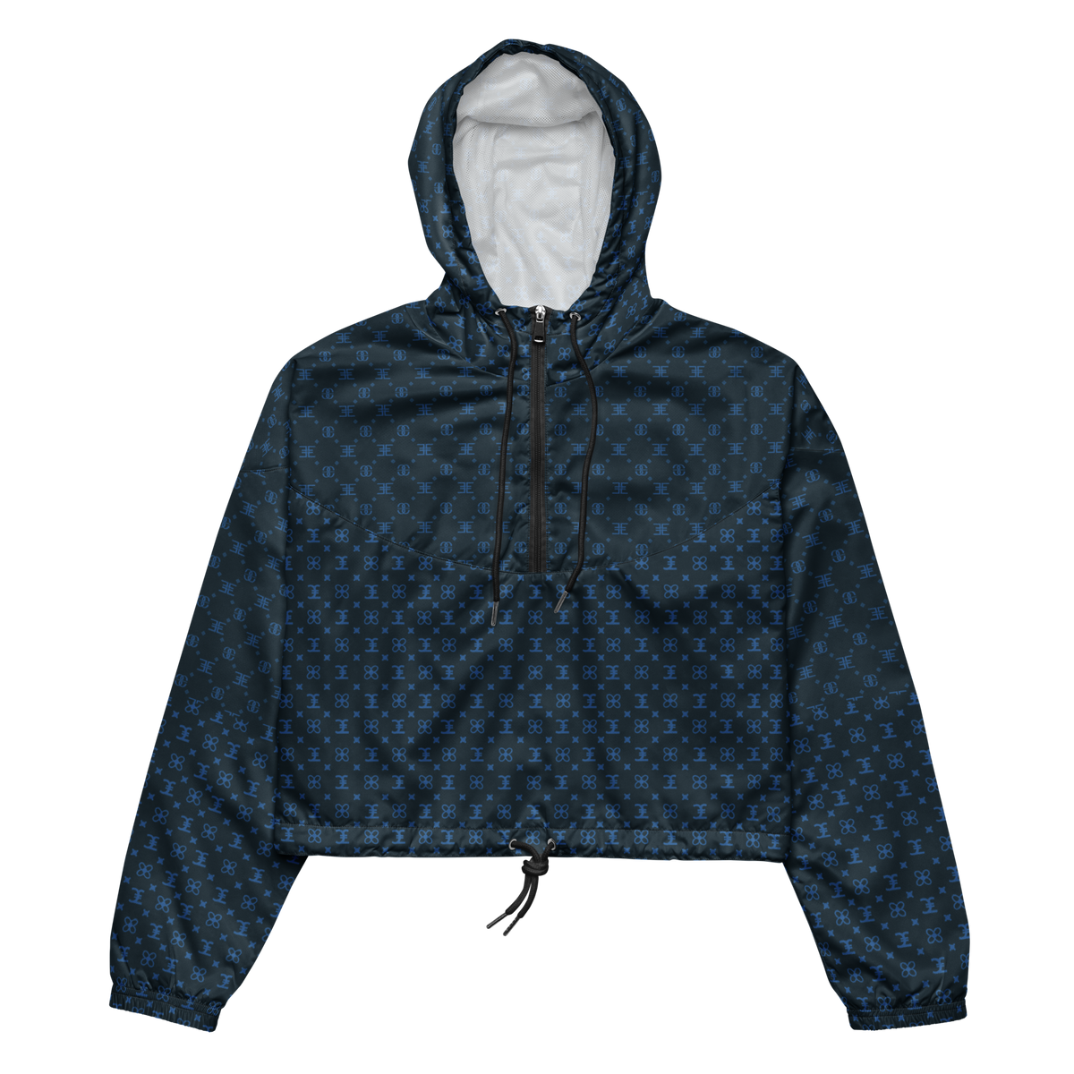 Elevasn Velocity Crop Jacket - Cobalt Pattern Edition