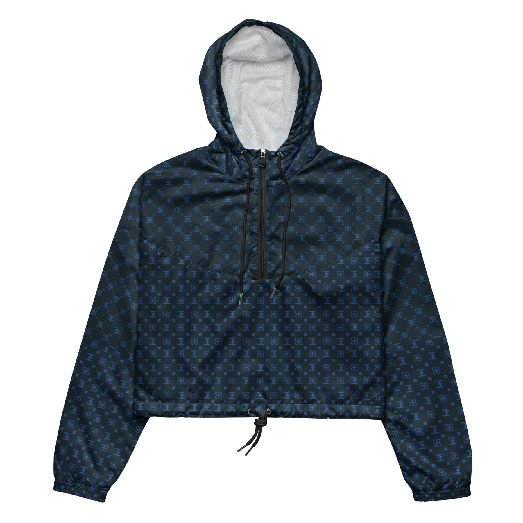 Elevasn Velocity Crop Jacket - Cobalt Pattern Edition