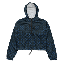 Elevasn Velocity Crop Jacket - Cobalt Pattern Edition