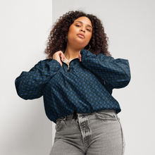 Elevasn Velocity Crop Jacket - Cobalt Pattern Edition