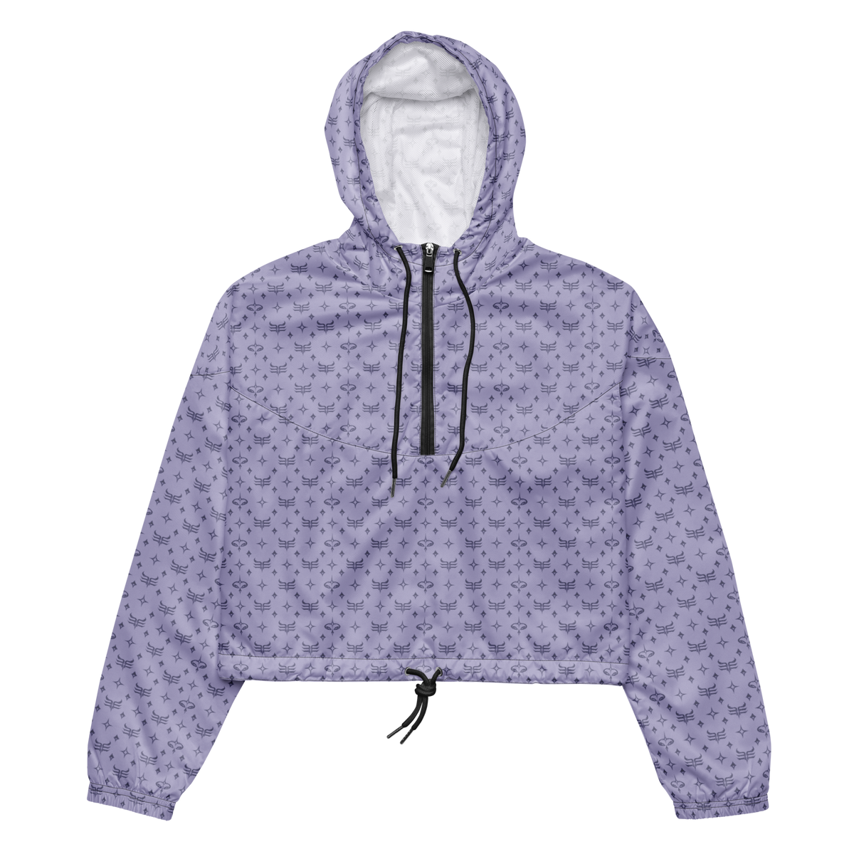 Elevasn Velocity Crop Jacket - Cobalt Pattern Edition