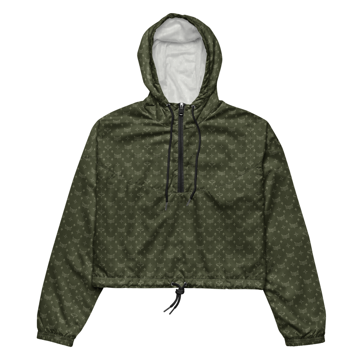 Elevasn Structured Crop Jacket - Sand Pattern Edition