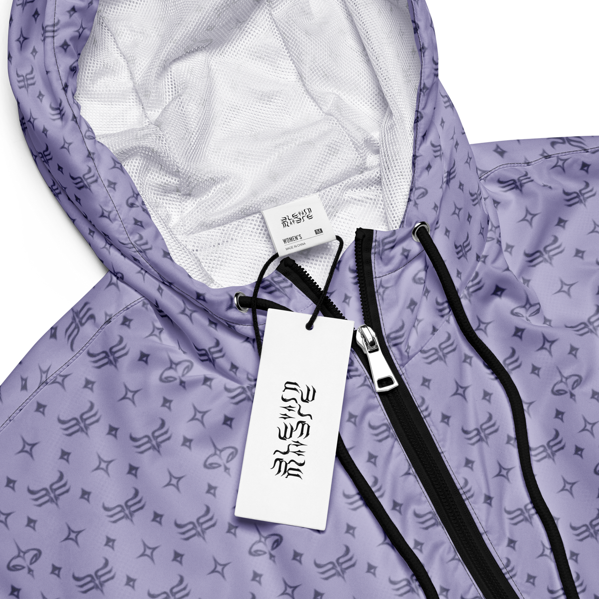 Elevasn Velocity Crop Jacket - Cobalt Pattern Edition