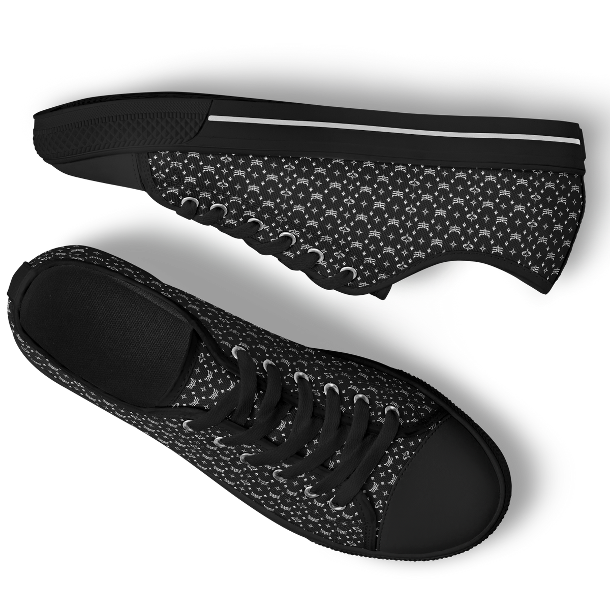 3LEVASN Chakra Frequency Low-Tops