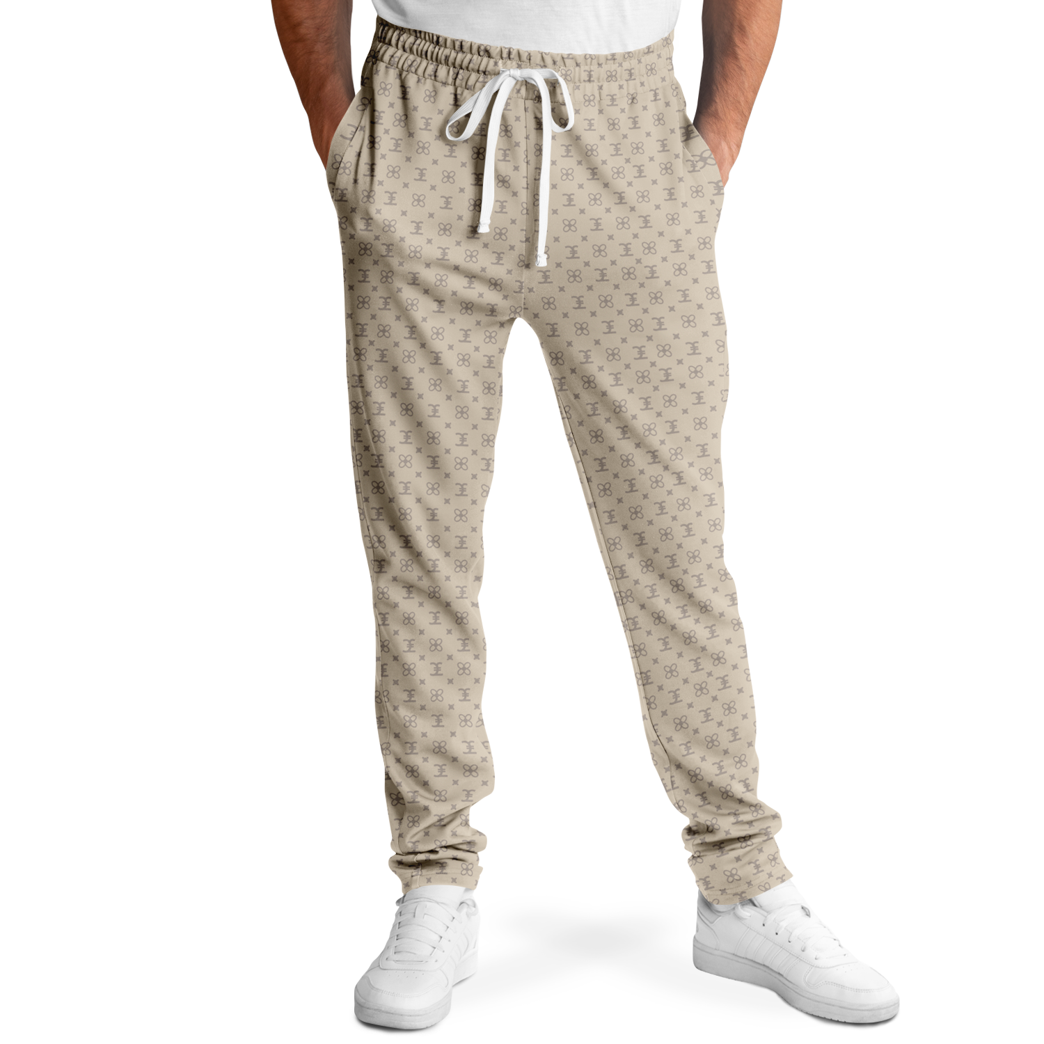 ELEVASN Sandstone Monogram Tailored Jogger