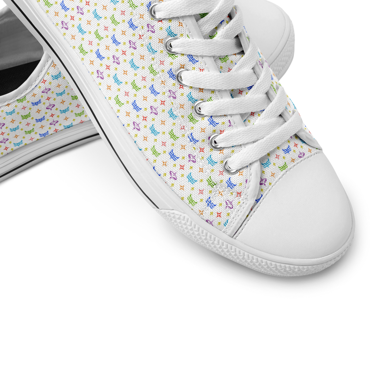 3LEVASN Chakra Frequency Low-Tops