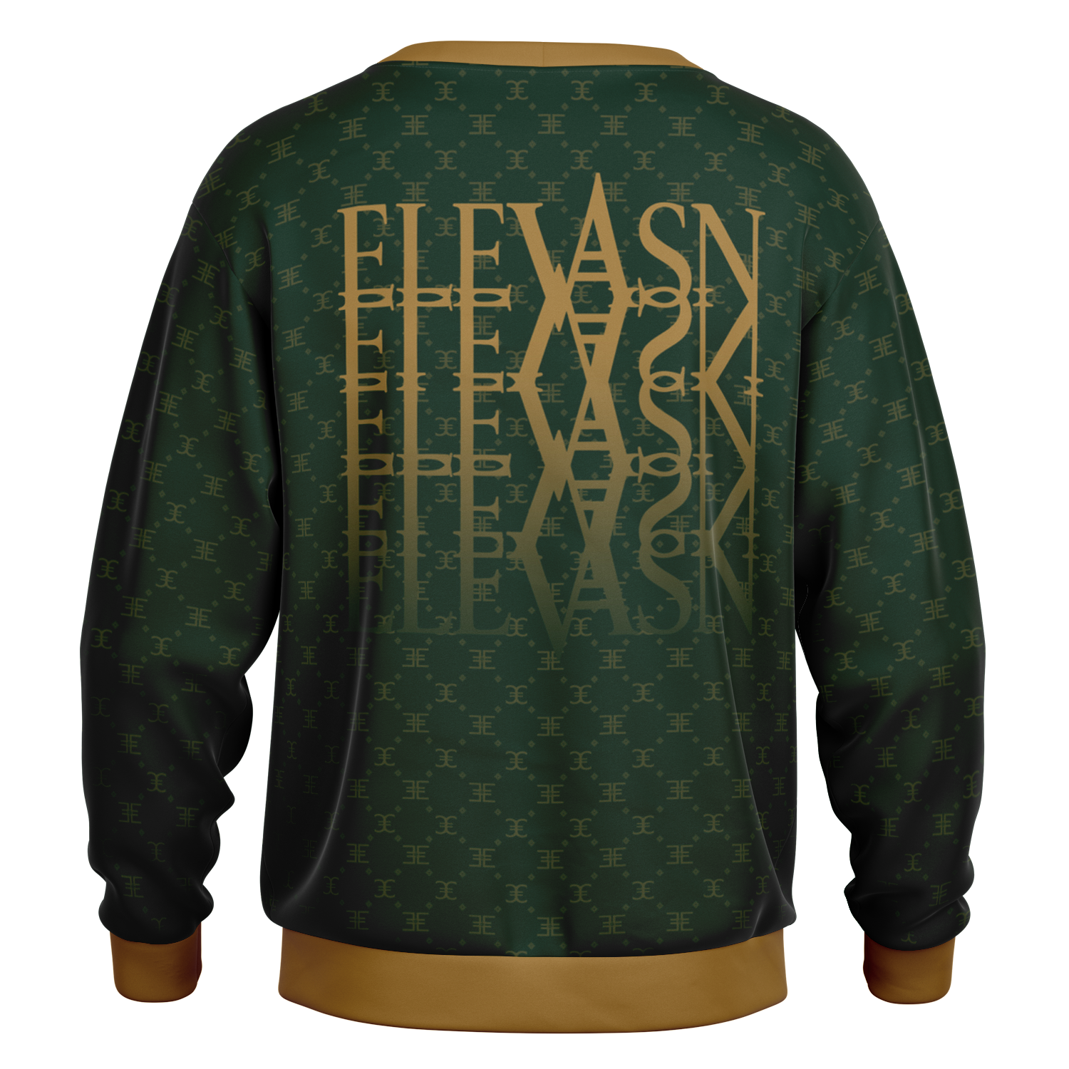 ELEVASN Heritage Cardigan - Emerald Gold Edition