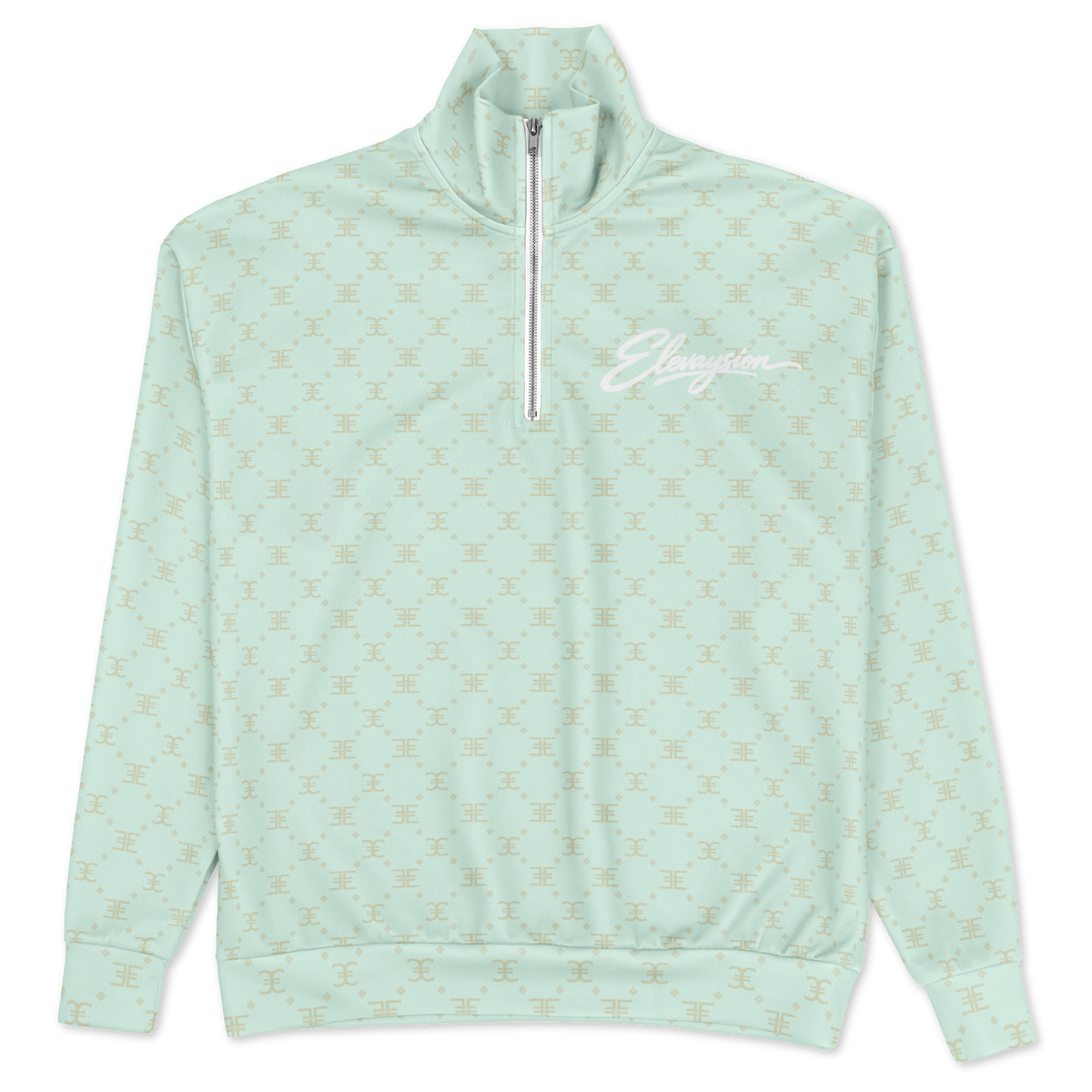 ELEVASN Aura Quarter Zip - Mint Signal Edition