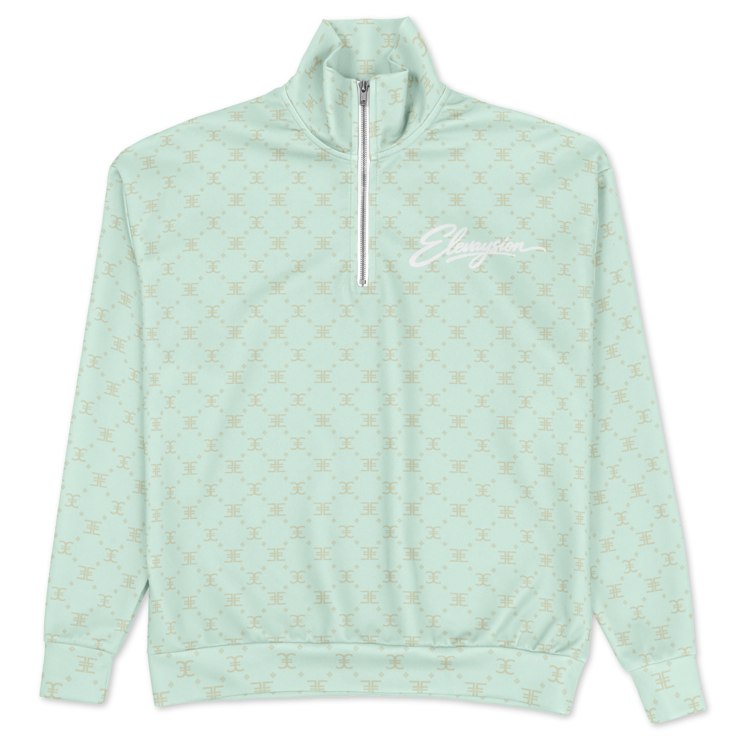 ELEVASN Aura Quarter Zip - Mint Signal Edition