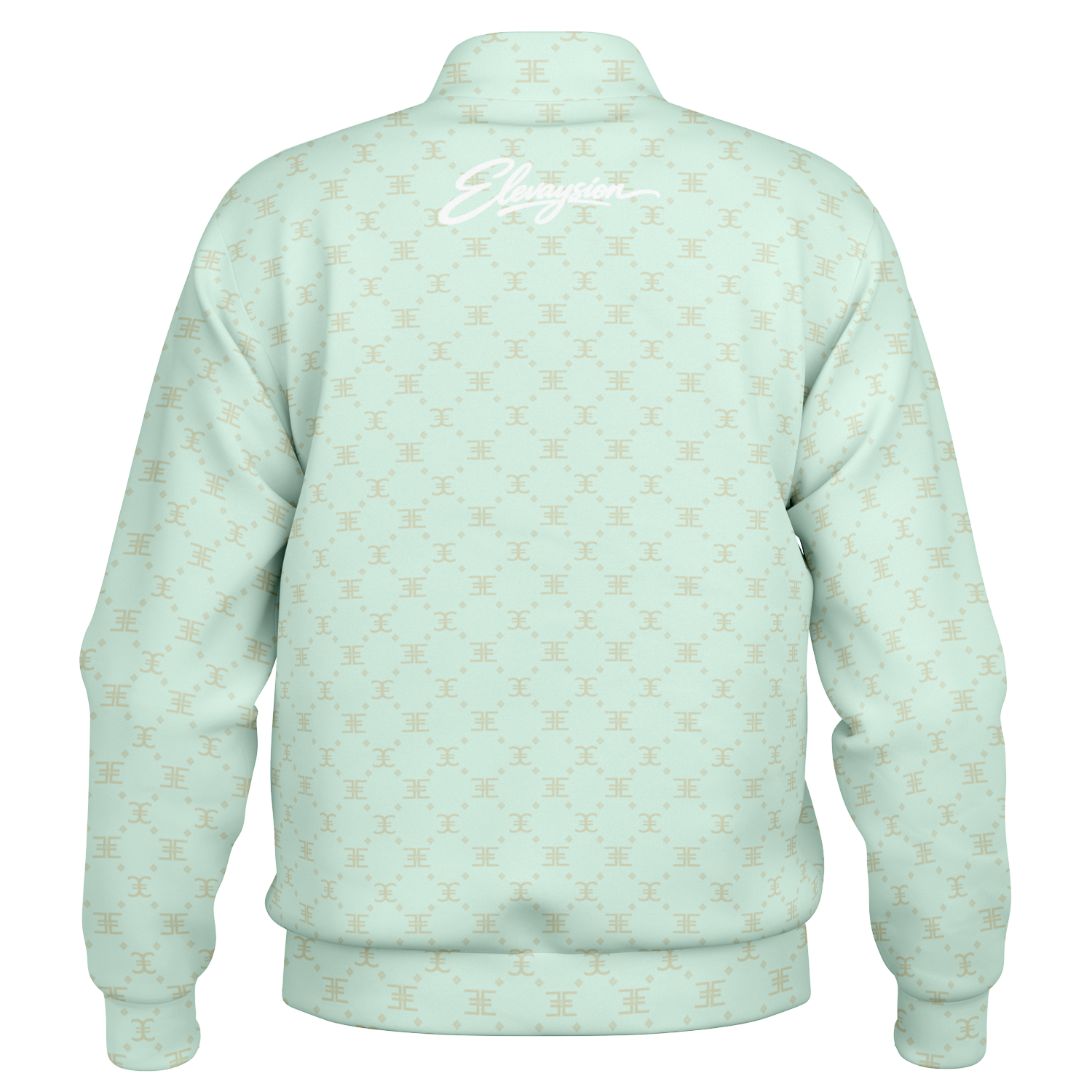 ELEVASN Aura Varsity Jacket - Mint Signal Edition