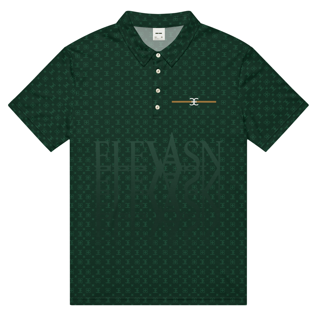 ELEVASN Royal Signal Polo - Emerald Monogram Edition
