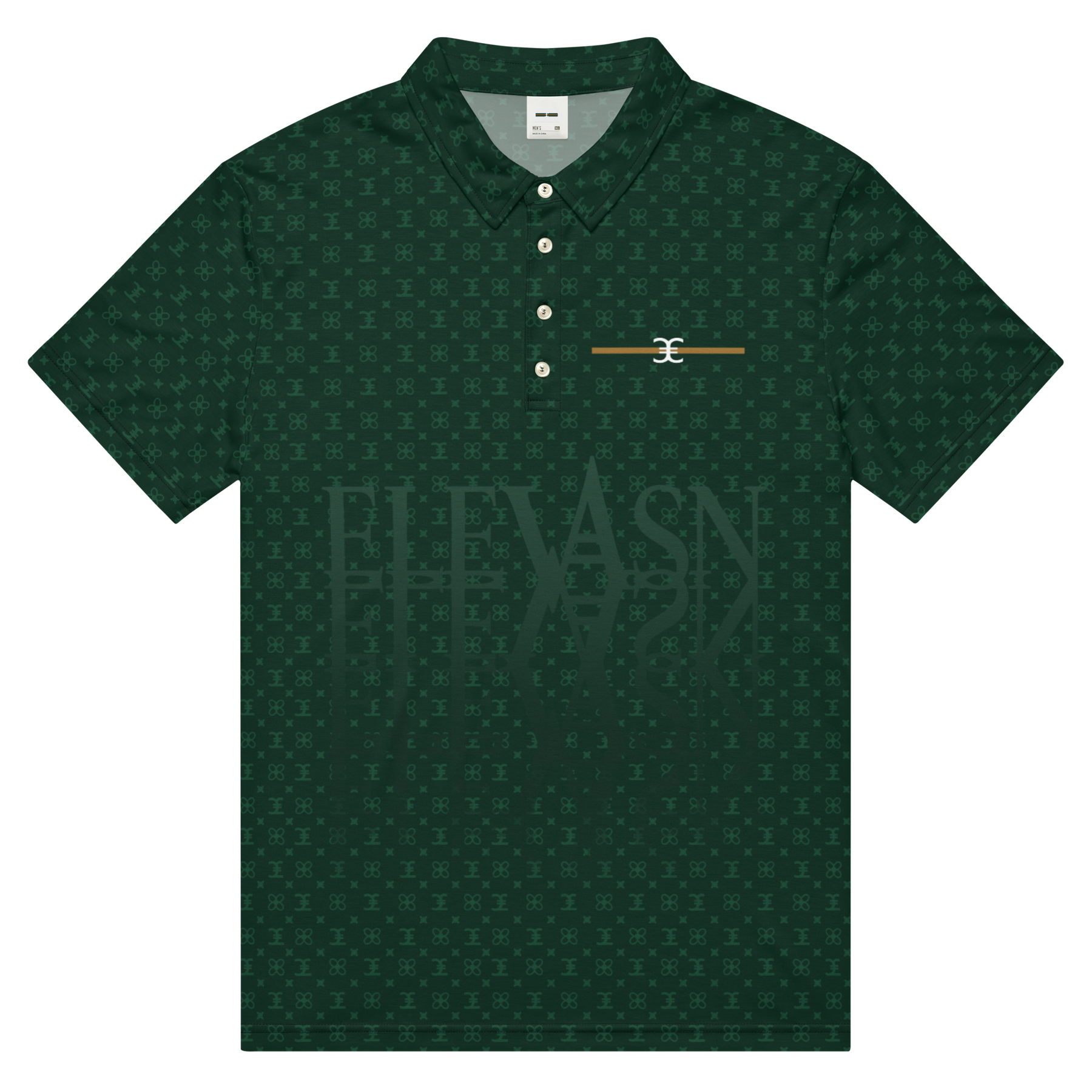 ELEVASN Royal Signal Polo - Emerald Monogram Edition
