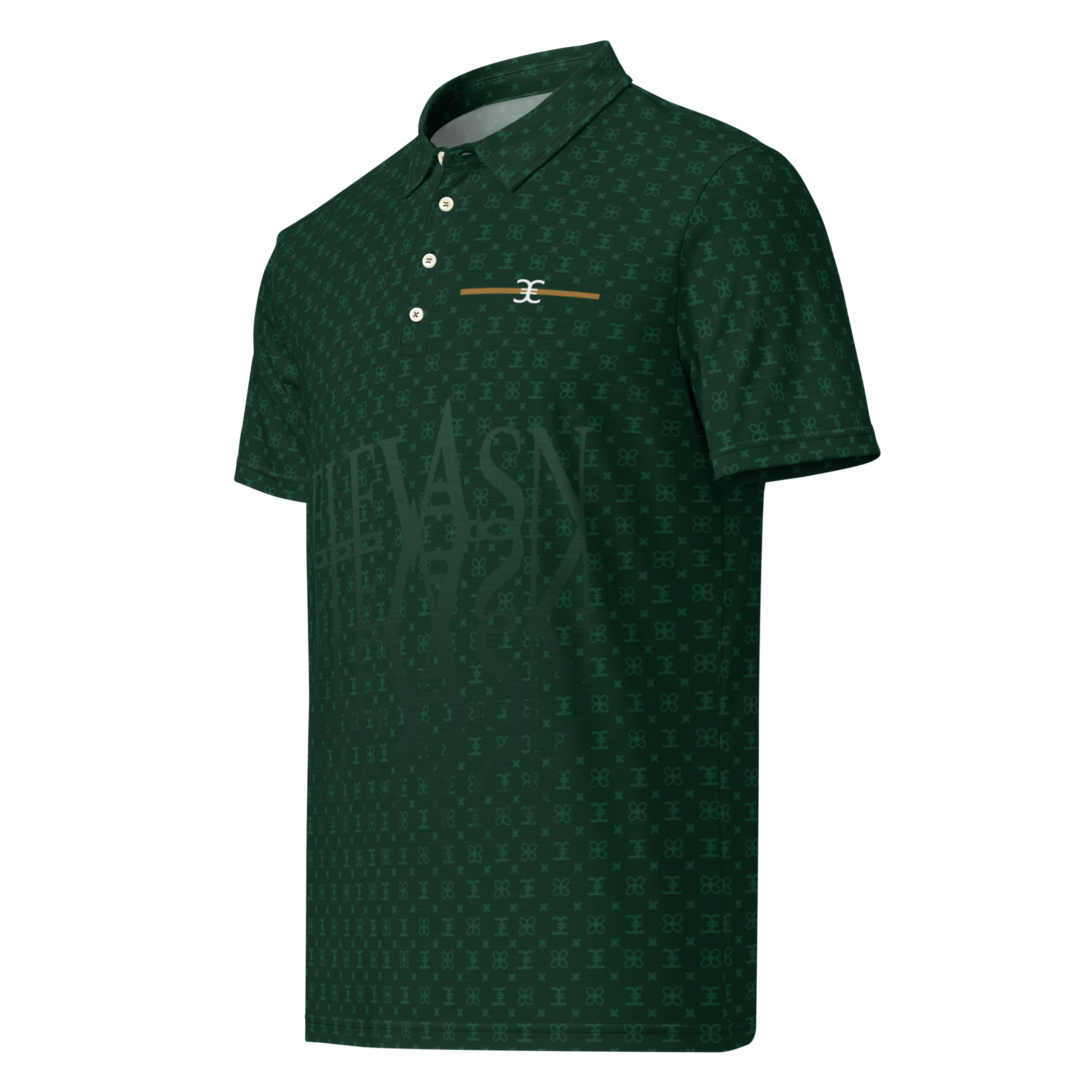 ELEVASN Royal Signal Polo - Emerald Monogram Edition