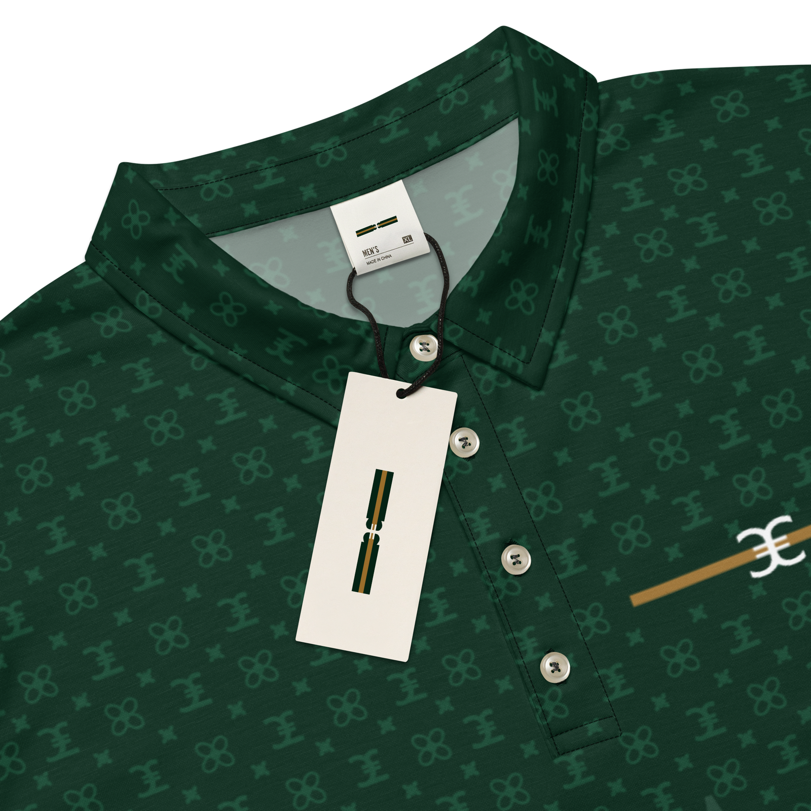 ELEVASN Royal Signal Polo - Emerald Monogram Edition