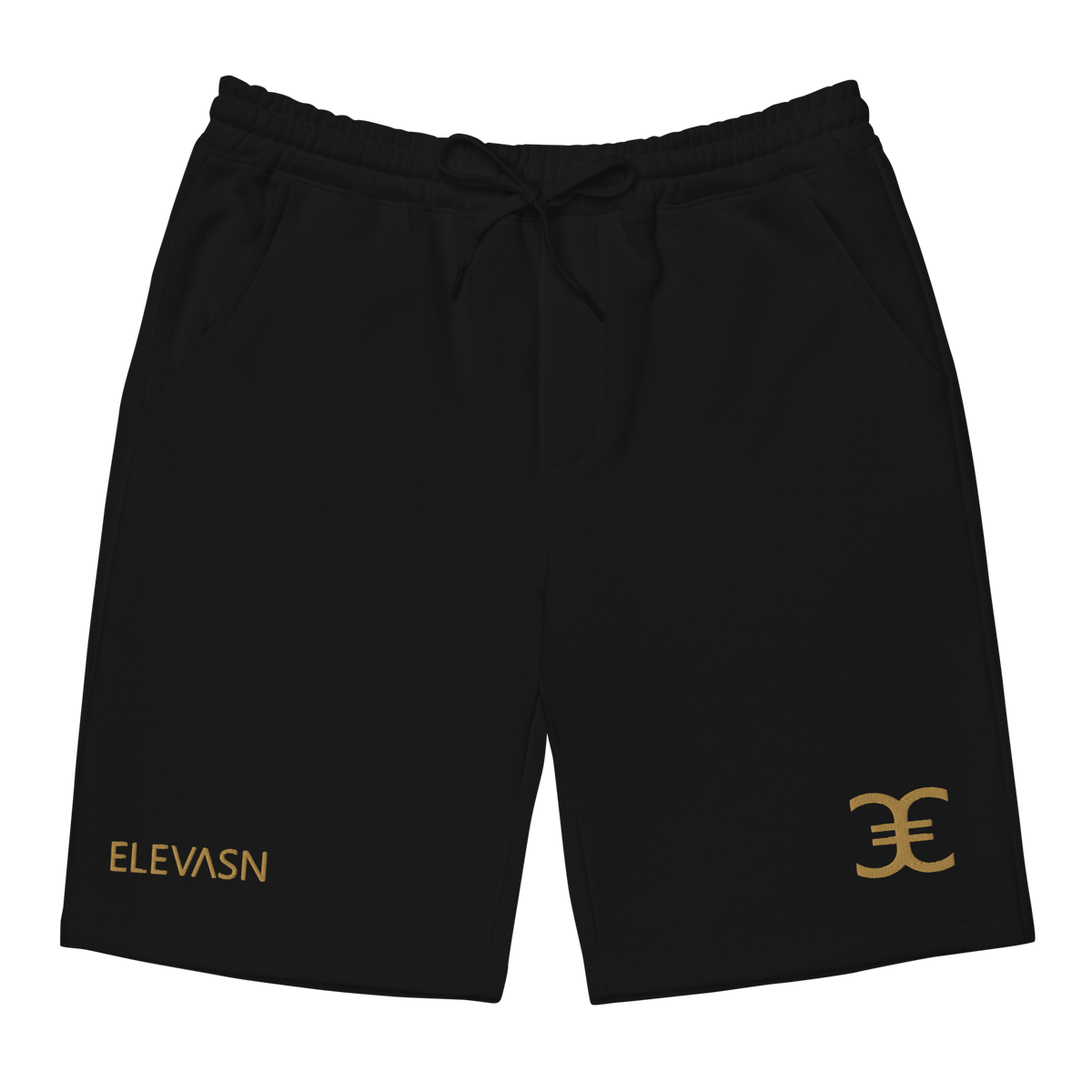 Elevasn Signature Core Shorts - Black & Gold Edition