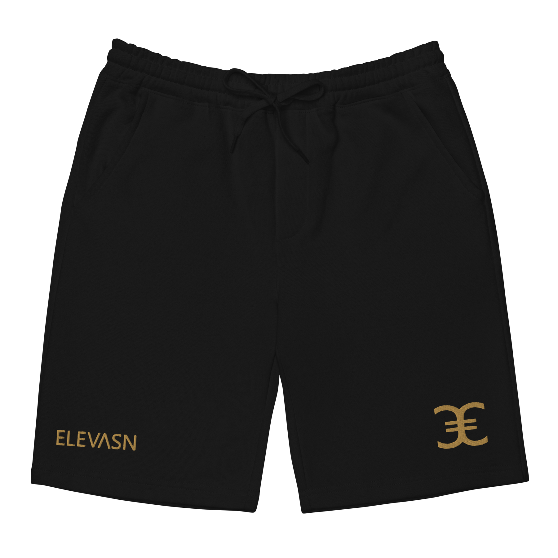 Elevasn Signature Core Shorts - Black & Gold Edition