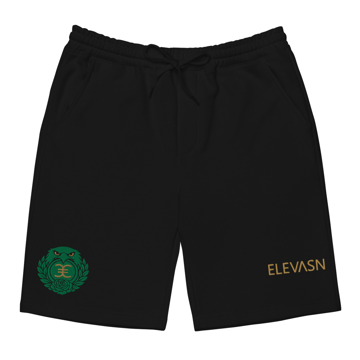 Elevasn Signature Core Shorts - Black & Gold Edition