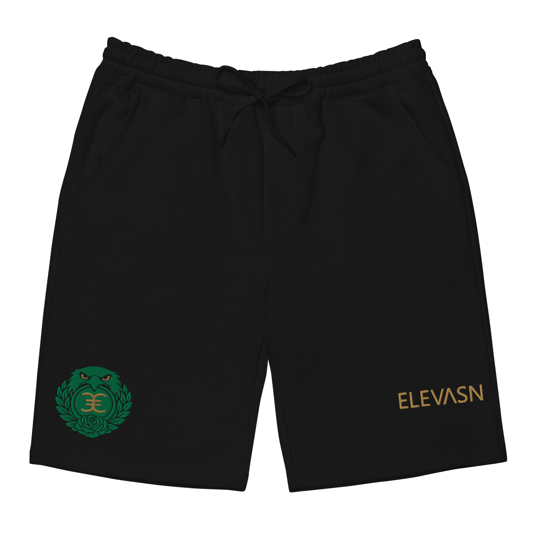 Elevasn Signature Core Shorts - Black & Gold Edition