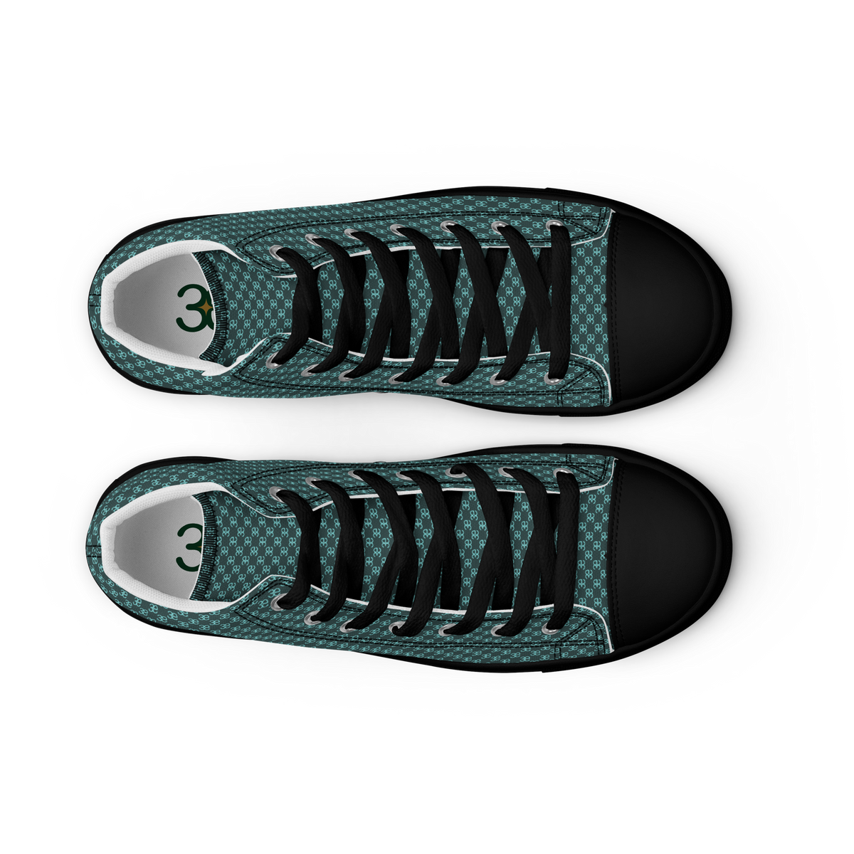 3E Frequency Men’s high top canvas shoes
