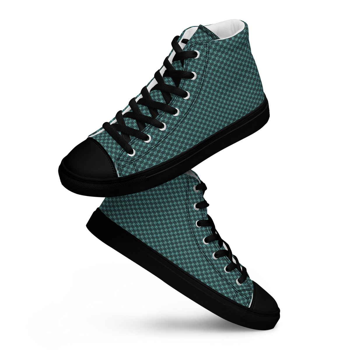 3E Frequency Men’s high top canvas shoes