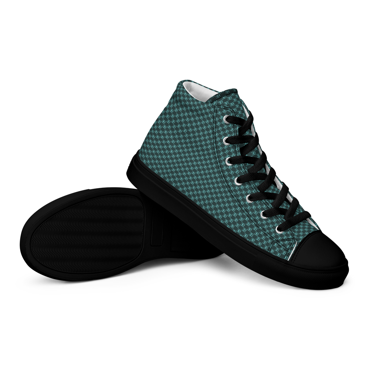 3E Frequency Men’s high top canvas shoes