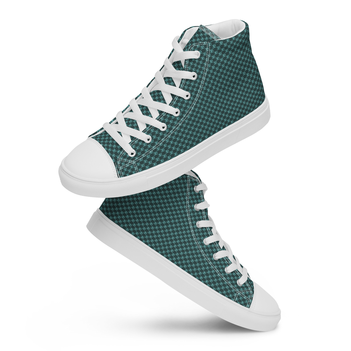 3E Frequency Men’s high top canvas shoes