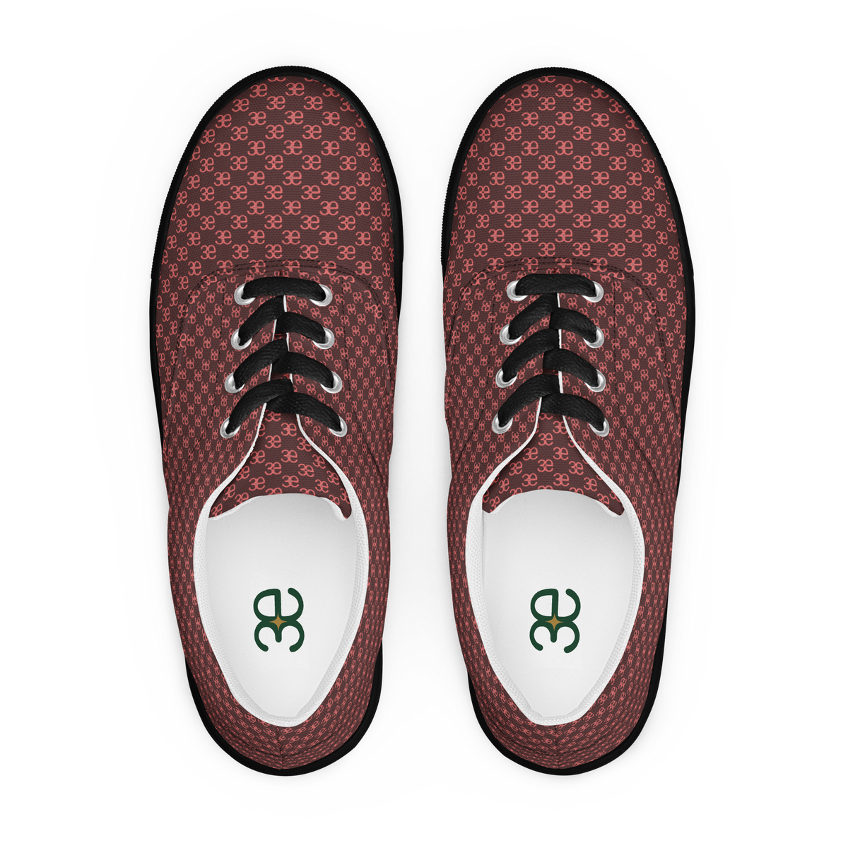 3E Men’s lace-up canvas shoes