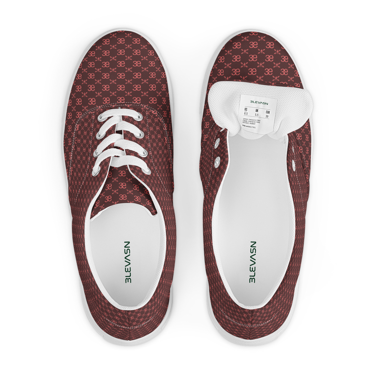 3E Frequency Men’s lace-up canvas shoes