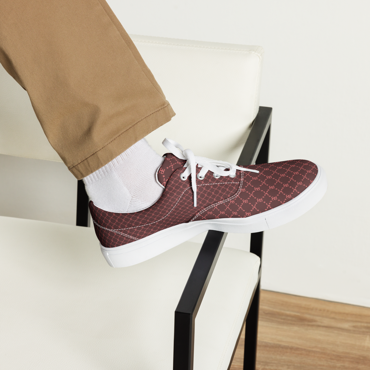 3E Frequency Men’s lace-up canvas shoes