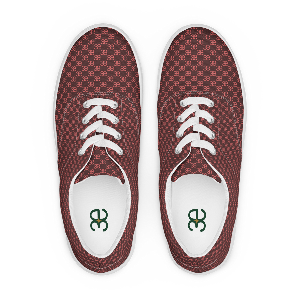 3E Men’s lace-up canvas shoes