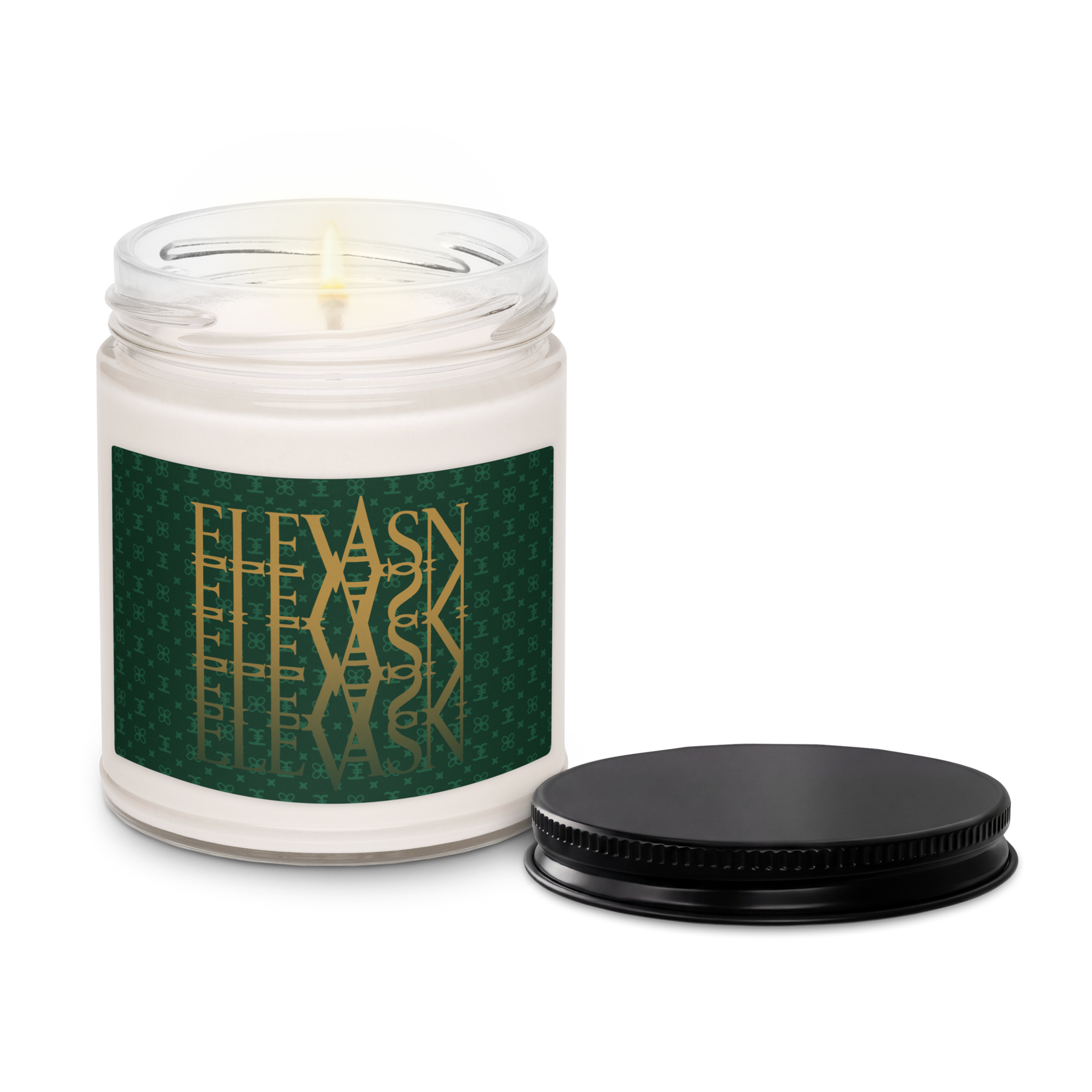 ELEVASN Aura Candle - Emerald Signal Edition