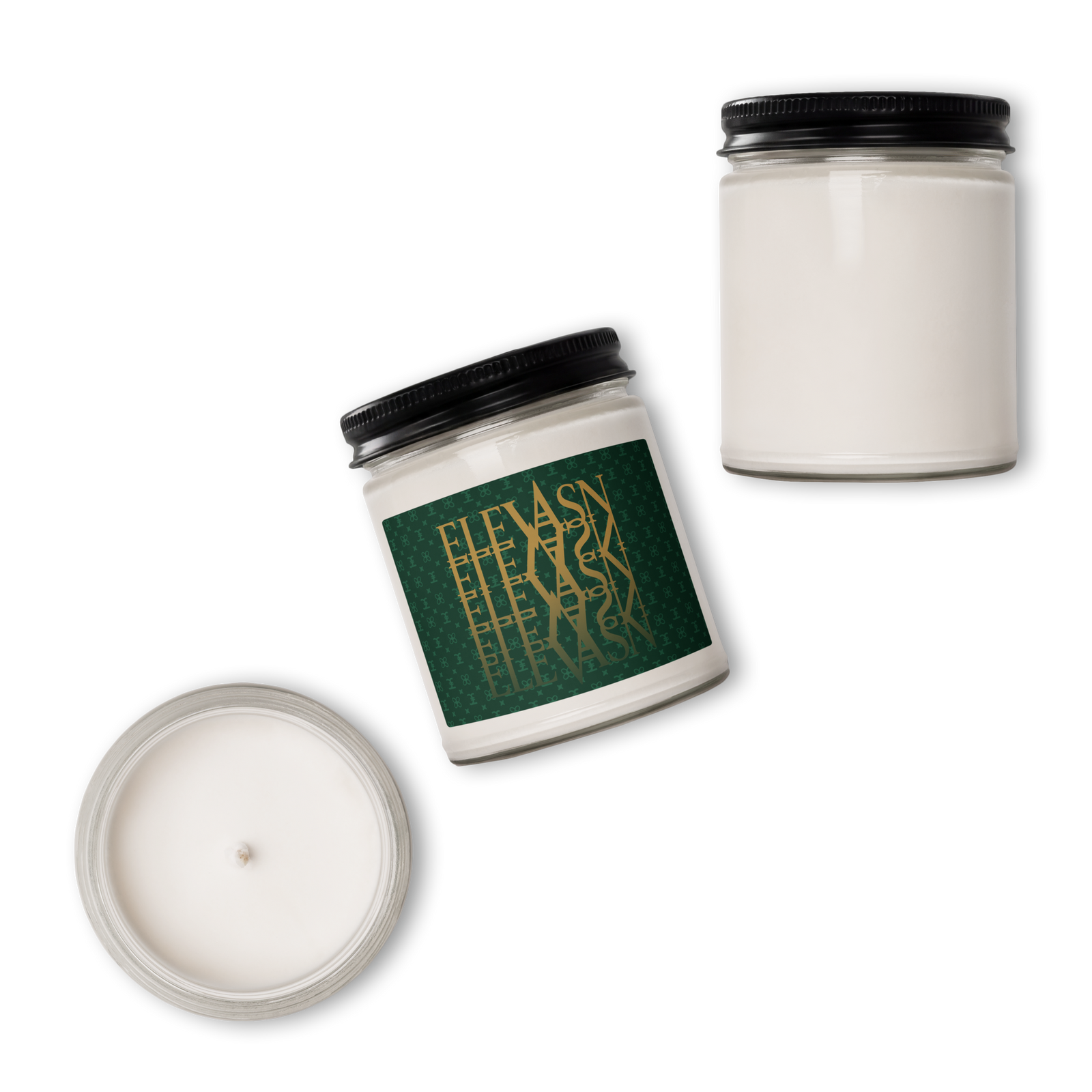 ELEVASN Aura Candle - Emerald Signal Edition