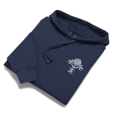 Elevasn Rose Crest Hoodie - Midnight Edition