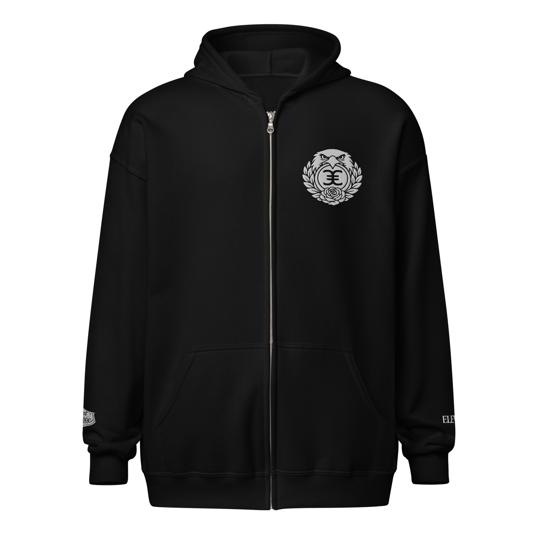 ELEVASN Midnight Crest Zip Hoodie