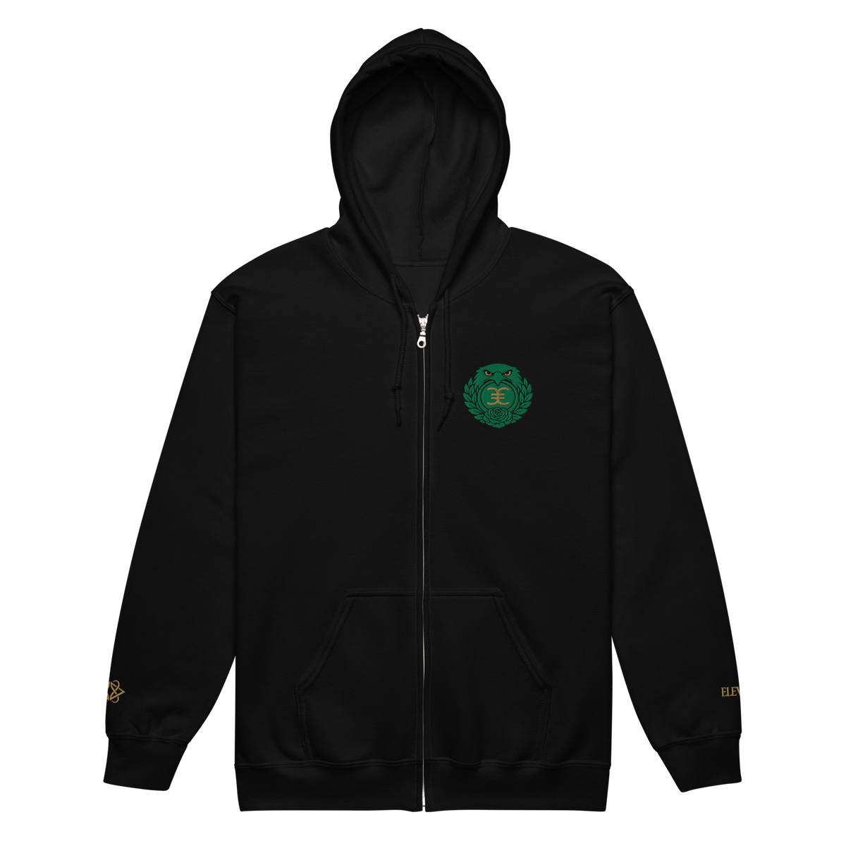 ELEVASN Midnight Crest Zip Hoodie