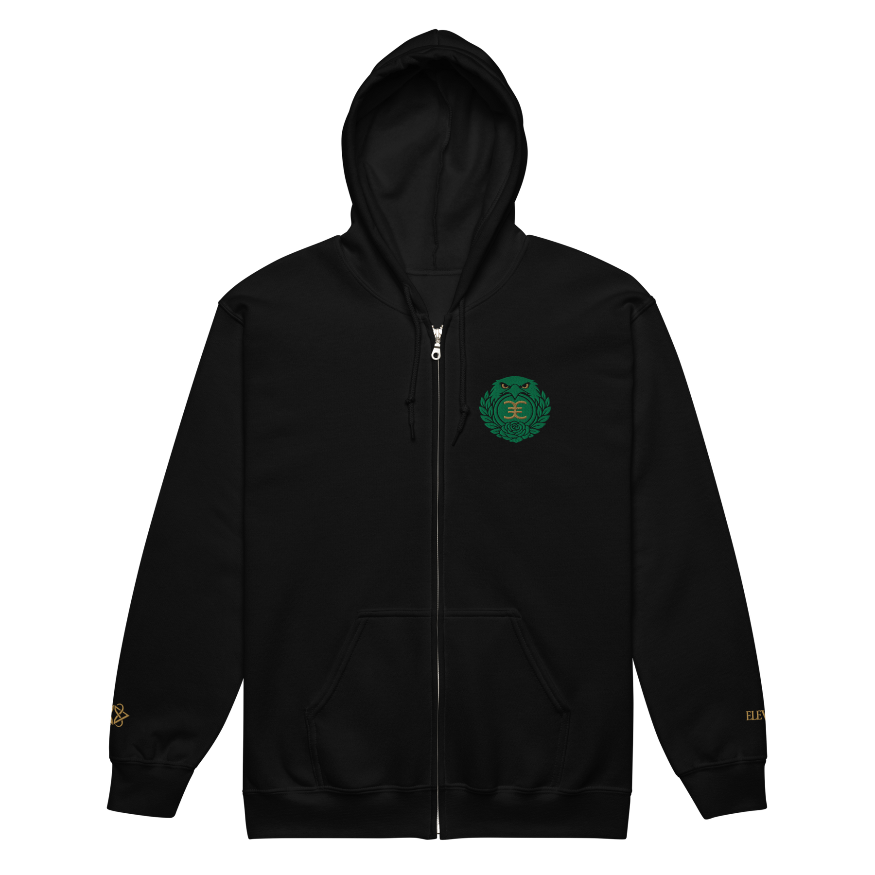 ELEVASN Midnight Crest Zip Hoodie