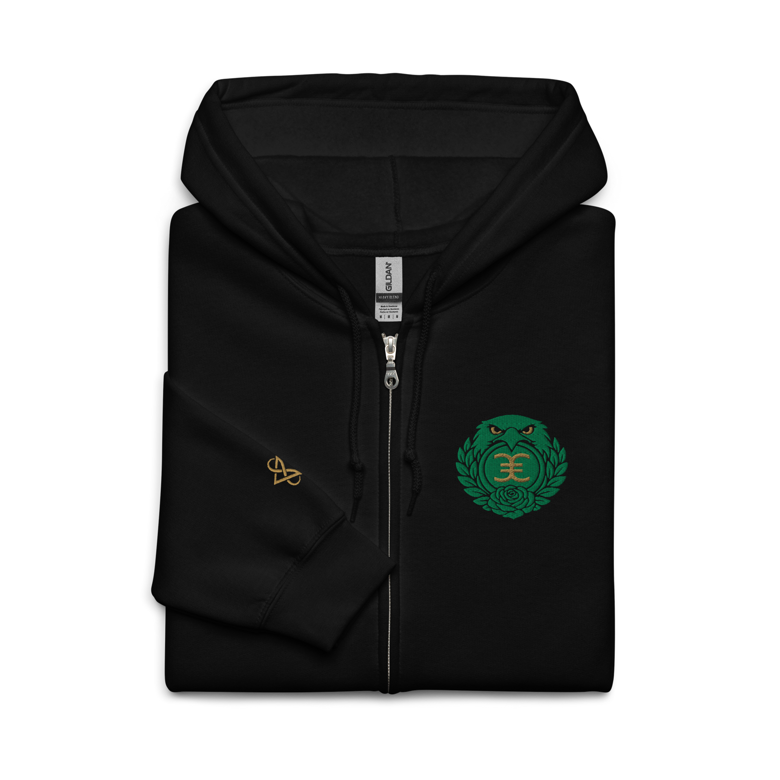 ELEVASN Midnight Crest Zip Hoodie