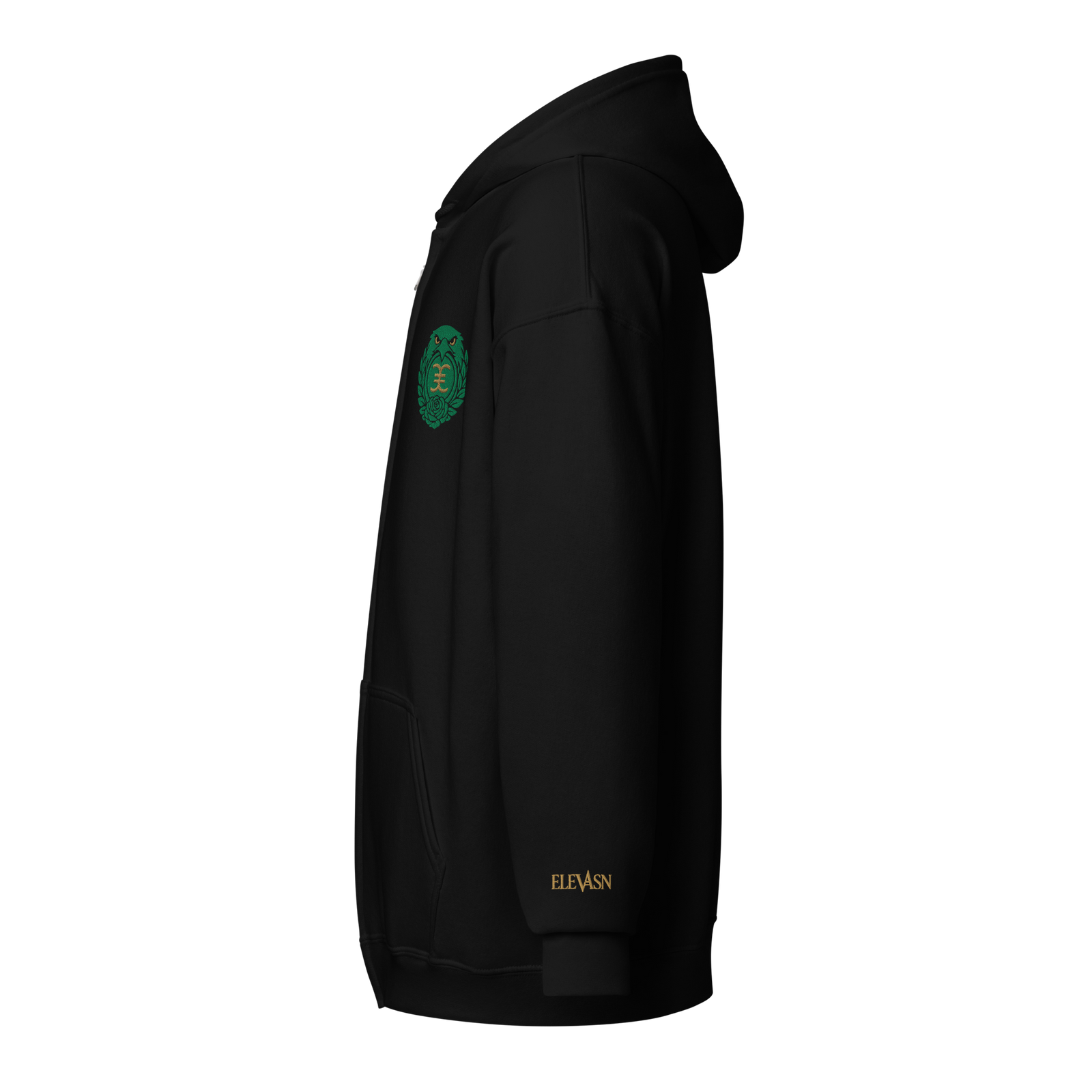 ELEVASN Midnight Crest Zip Hoodie