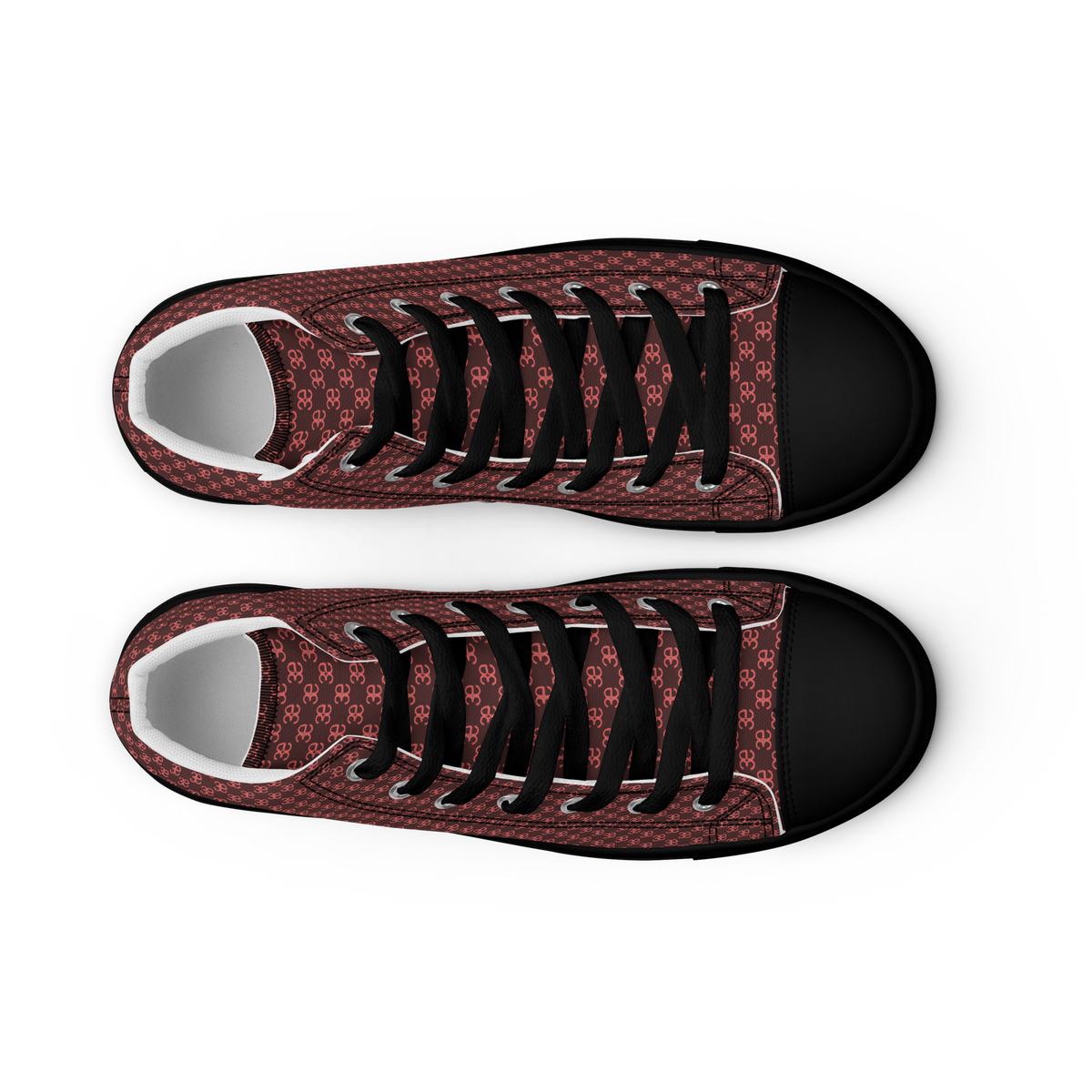 3E Frequency Women’s high top canvas shoes