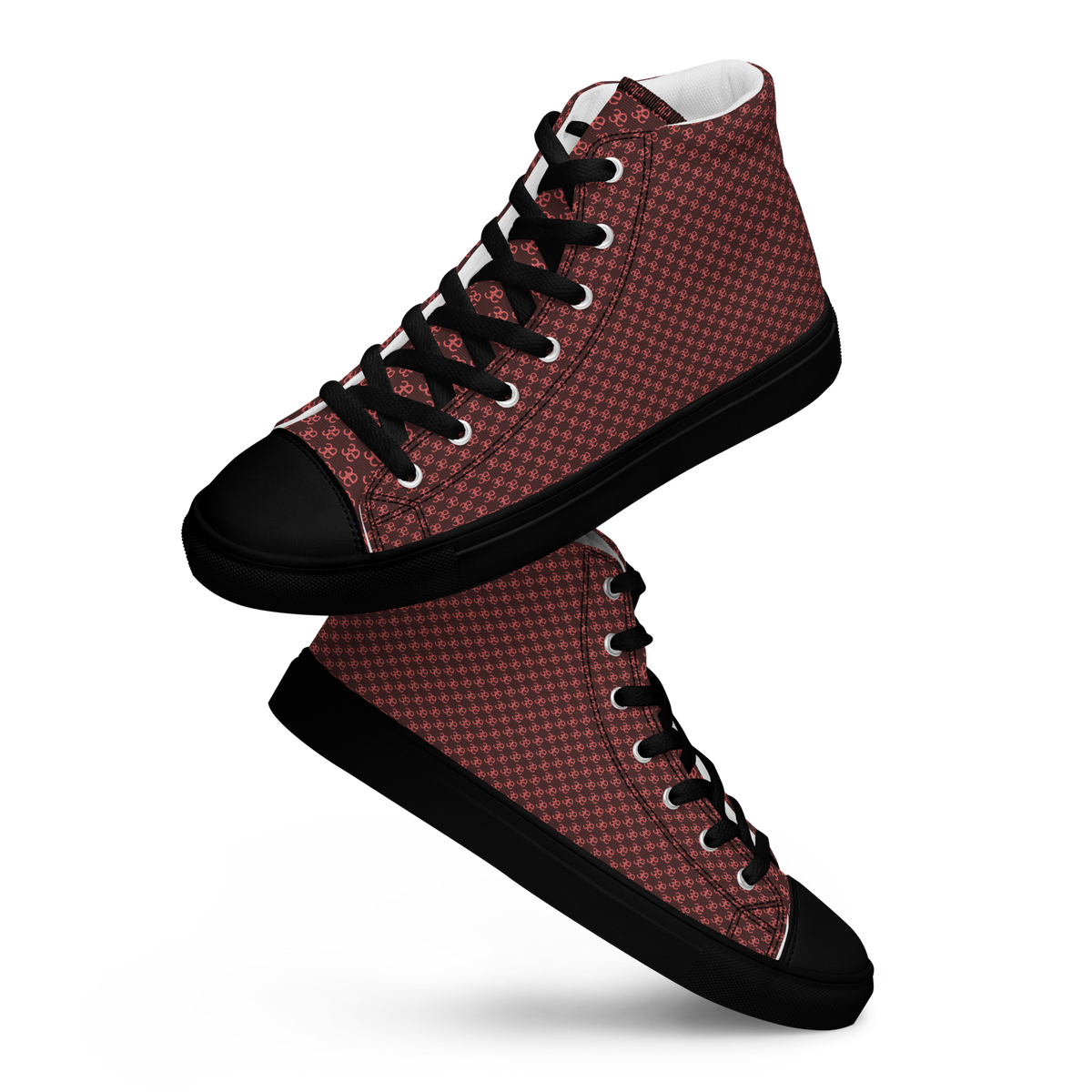 3E Frequency Women’s high top canvas shoes
