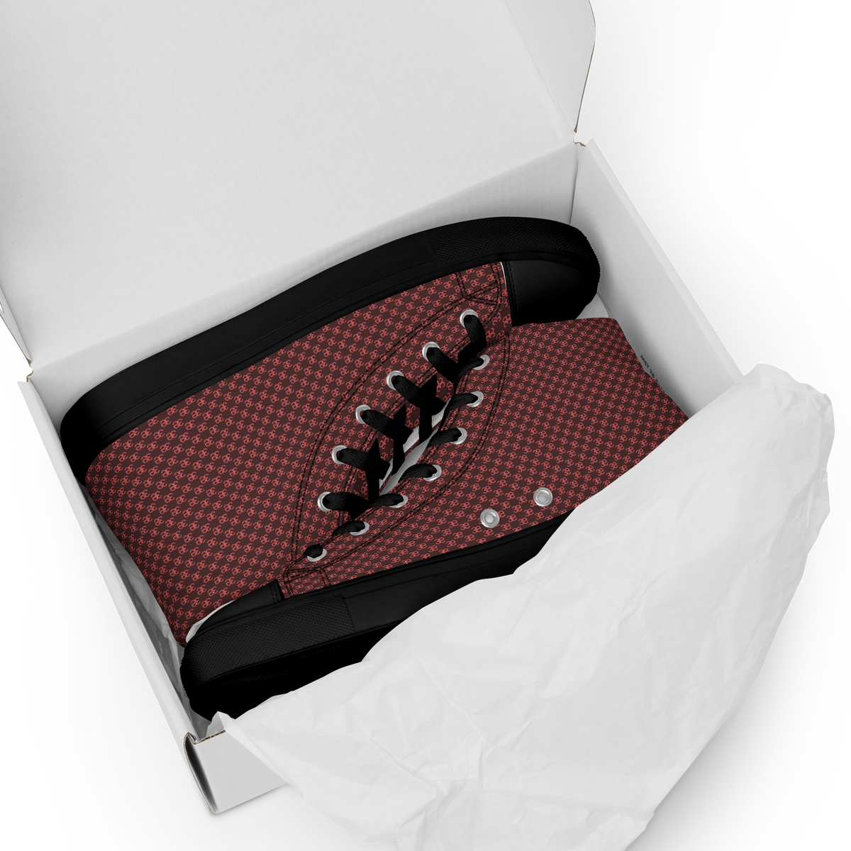 3E Frequency Women’s high top canvas shoes